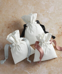 Cotton Bag with Ribbon Cord