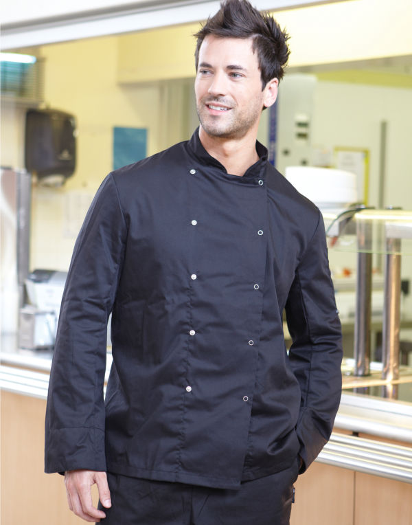 Long Sleeve Chefs Jacket (BK)