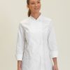 Ladies Long Sleeve Fitted Chefs Jacket