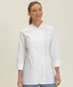 Ladies Long Sleeve Fitted Chefs Jacket