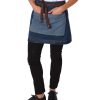 Denim Waist Apron with Contrasting Pocket