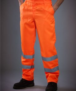 Hi-Vis Polycotton Work Trouser (Reg)