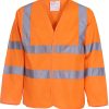 Hi-Vis Long Sleeve Waistcoat