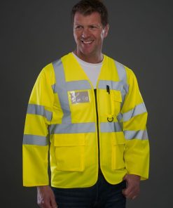Hi-Vis Executive Long Sleeve Waistcoat