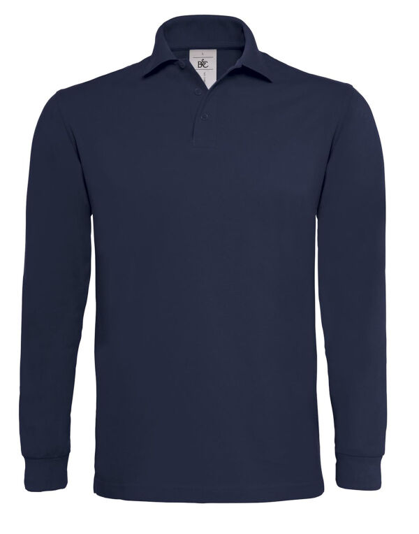Heavymill Long Sleeved Polo Shirt