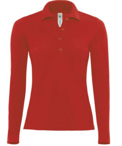 Safran Pure Womens Long Sleeve Polo