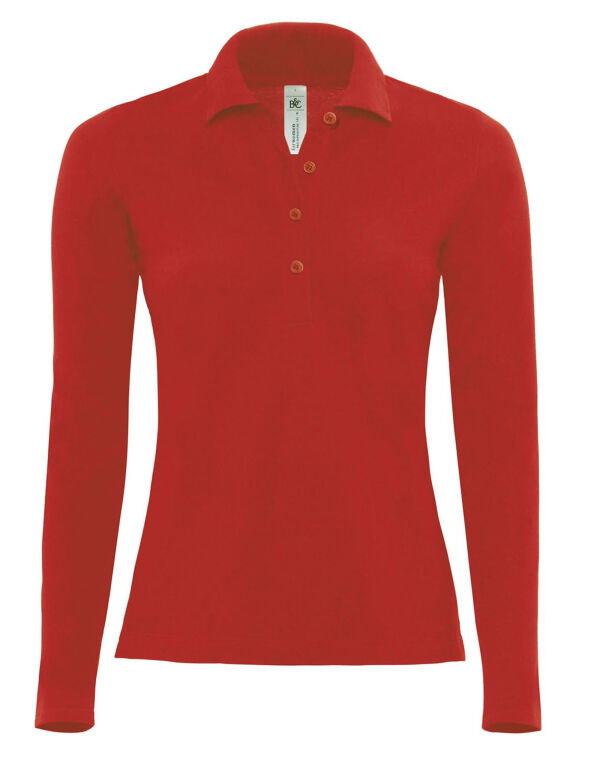 Safran Pure Womens Long Sleeve Polo