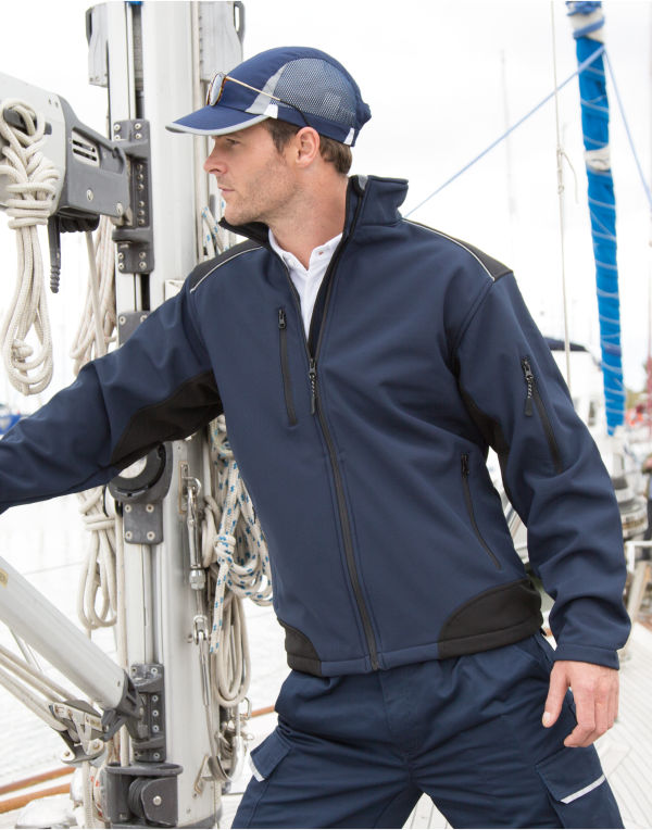 Ripstop Softshell Workwear Jacket with CORDURA