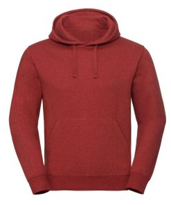 Mens Authentic Melange Hooded Sweat