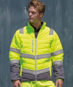 Mens Soft Padded Safety Jacket