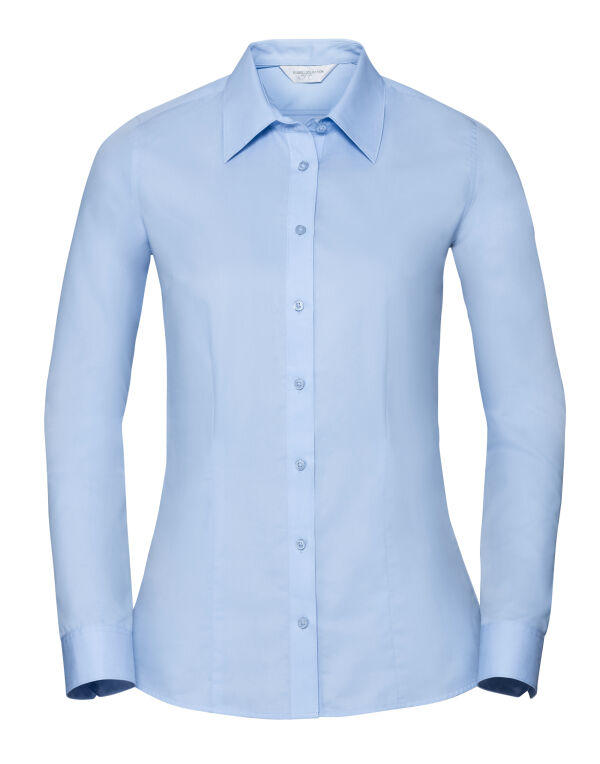 Ladies Long Sleeve Tailored Coolmax Shirt
