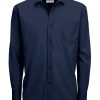 Mens Smart Long Sleeve Poplin Shirt