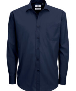 Mens Smart Long Sleeve Poplin Shirt