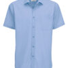 Mens Smart Short Sleeve Poplin Shirt