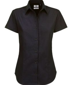 Womens Sharp Short Sleeve Twill Shirt